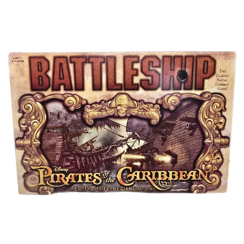 NIB Pirates of the Caribbean Battleship Game Sealed Disney Theme Park Edition